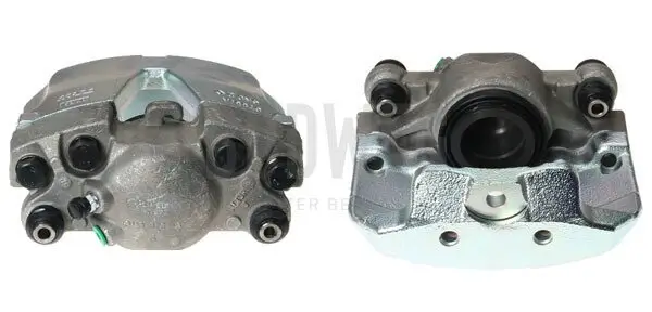 Bremssattel hinter der Achse Vorderachse rechts BUDWEG CALIPER 345111
