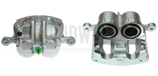 Bremssattel hinter der Achse Vorderachse rechts BUDWEG CALIPER 345165 Bild Bremssattel hinter der Achse Vorderachse rechts BUDWEG CALIPER 345165