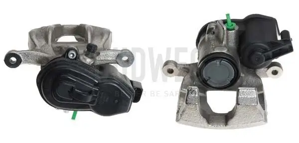 Bremssattel vor der Achse Hinterachse rechts BUDWEG CALIPER 345201
