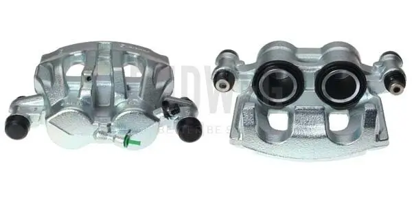 Bremssattel hinter der Achse Vorderachse links BUDWEG CALIPER 345264