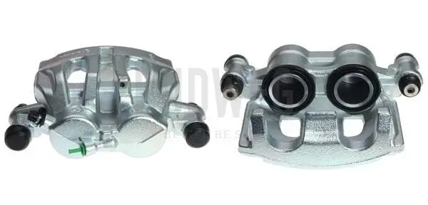 Bremssattel hinter der Achse Vorderachse rechts BUDWEG CALIPER 345309
