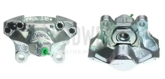 Bremssattel hinter der Achse Hinterachse rechts BUDWEG CALIPER 34537 Bild Bremssattel hinter der Achse Hinterachse rechts BUDWEG CALIPER 34537
