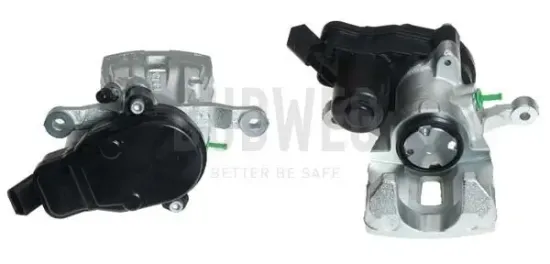 Bremssattel hinter der Achse Hinterachse rechts BUDWEG CALIPER 345381 Bild Bremssattel hinter der Achse Hinterachse rechts BUDWEG CALIPER 345381