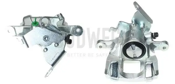 Bremssattel hinter der Achse Hinterachse links BUDWEG CALIPER 345440