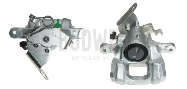 Bremssattel hinter der Achse Hinterachse rechts BUDWEG CALIPER 345441