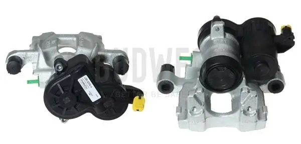 Bremssattel hinter der Achse Hinterachse links BUDWEG CALIPER 345454