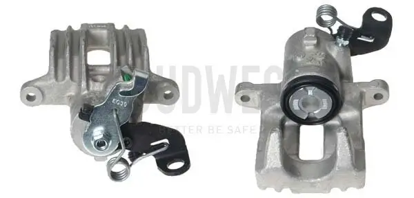 Bremssattel hinter der Achse Hinterachse links BUDWEG CALIPER 345480