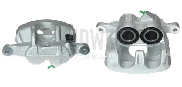 Bremssattel hinter der Achse Hinterachse links BUDWEG CALIPER 345530