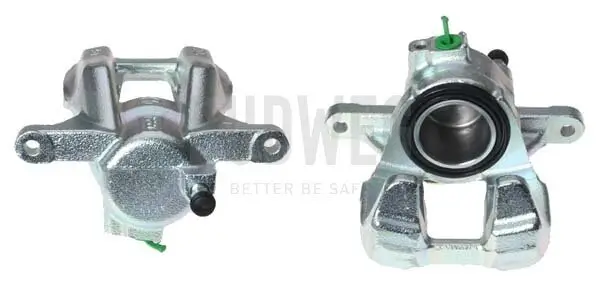Bremssattel hinter der Achse Vorderachse links BUDWEG CALIPER 345576