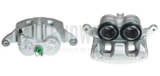 Bremssattel hinter der Achse Vorderachse rechts BUDWEG CALIPER 345581 Bild Bremssattel hinter der Achse Vorderachse rechts BUDWEG CALIPER 345581
