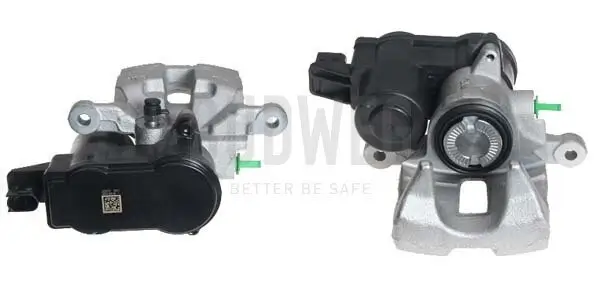 Bremssattel hinter der Achse Hinterachse rechts BUDWEG CALIPER 345601