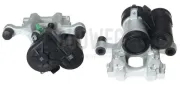 Bremssattel hinter der Achse Hinterachse links BUDWEG CALIPER 345612