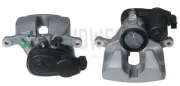 Bremssattel hinter der Achse Hinterachse links BUDWEG CALIPER 345620