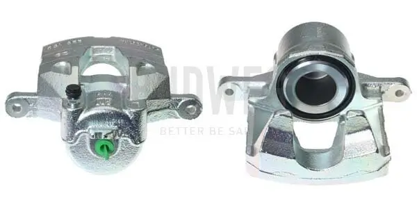 Bremssattel vor der Achse Vorderachse links BUDWEG CALIPER 345640