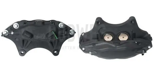 Bremssattel hinter der Achse Vorderachse links BUDWEG CALIPER 345662BK
