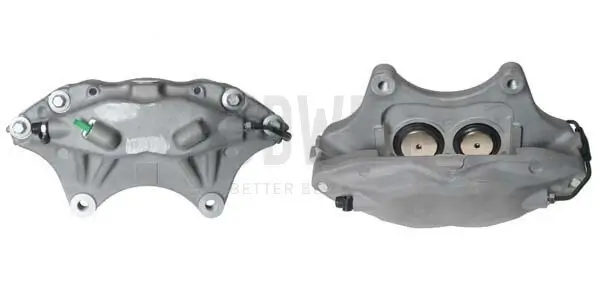 Bremssattel hinter der Achse Vorderachse rechts BUDWEG CALIPER 345663