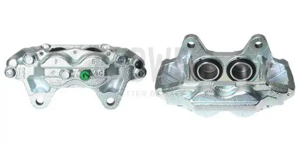 Bremssattel hinter der Achse Vorderachse links BUDWEG CALIPER 345668