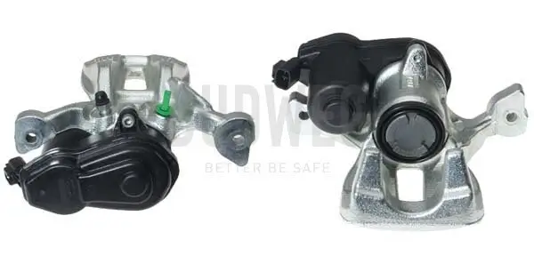 Bremssattel vor der Achse Hinterachse links BUDWEG CALIPER 345676