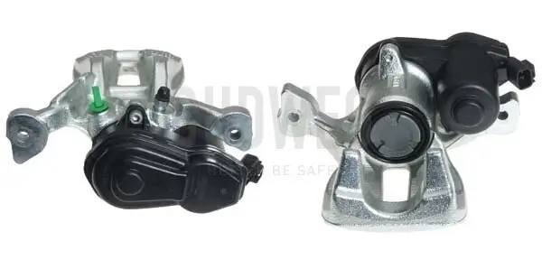 Bremssattel vor der Achse Hinterachse rechts BUDWEG CALIPER 345677