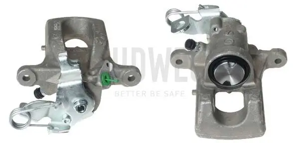 Bremssattel hinter der Achse Hinterachse rechts BUDWEG CALIPER 345691