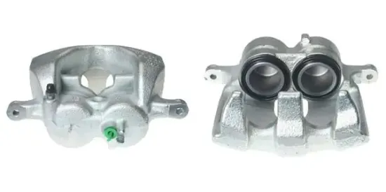 Bremssattel hinter der Achse Vorderachse rechts BUDWEG CALIPER 345823 Bild Bremssattel hinter der Achse Vorderachse rechts BUDWEG CALIPER 345823