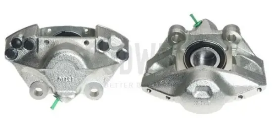 Bremssattel hinter der Achse Vorderachse rechts BUDWEG CALIPER 34599 Bild Bremssattel hinter der Achse Vorderachse rechts BUDWEG CALIPER 34599