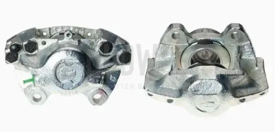 Bremssattel hinter der Achse Vorderachse rechts BUDWEG CALIPER 34633 Bild Bremssattel hinter der Achse Vorderachse rechts BUDWEG CALIPER 34633