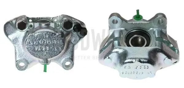 Bremssattel hinter der Achse Hinterachse links BUDWEG CALIPER 34636