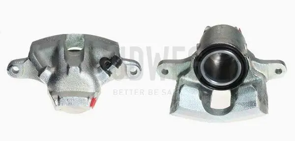 Bremssattel hinter der Achse Vorderachse links BUDWEG CALIPER 34812