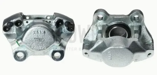 Bremssattel hinter der Achse Vorderachse rechts BUDWEG CALIPER 34833 Bild Bremssattel hinter der Achse Vorderachse rechts BUDWEG CALIPER 34833
