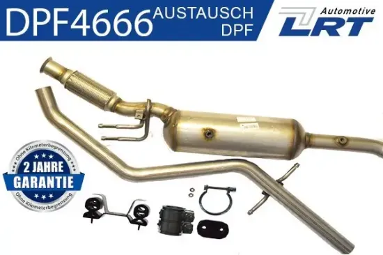 Ruß-/Partikelfilter, Abgasanlage LRT DPF4666 Bild Ruß-/Partikelfilter, Abgasanlage LRT DPF4666