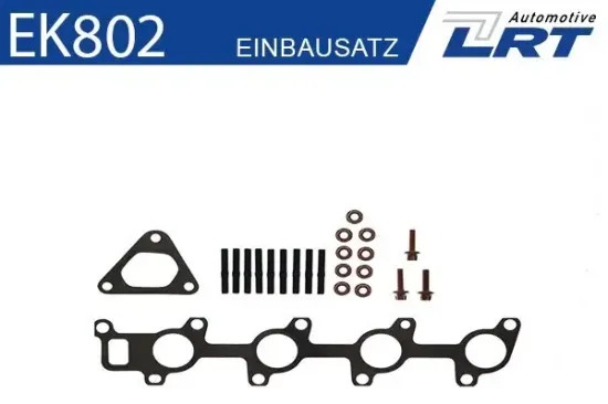 Montagesatz, Abgaskrümmer LRT EK802 Bild Montagesatz, Abgaskrümmer LRT EK802
