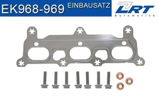 Montagesatz, Abgaskrümmer LRT EK968-969 Bild Montagesatz, Abgaskrümmer LRT EK968-969