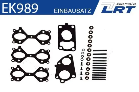 Montagesatz, Abgaskrümmer LRT EK989 Bild Montagesatz, Abgaskrümmer LRT EK989