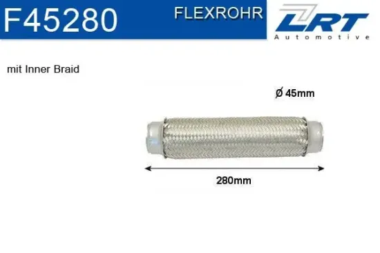 Flexrohr, Abgasanlage LRT F45280 Bild Flexrohr, Abgasanlage LRT F45280