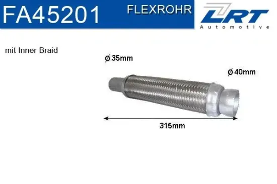 Flexrohr, Abgasanlage LRT FA45201 Bild Flexrohr, Abgasanlage LRT FA45201