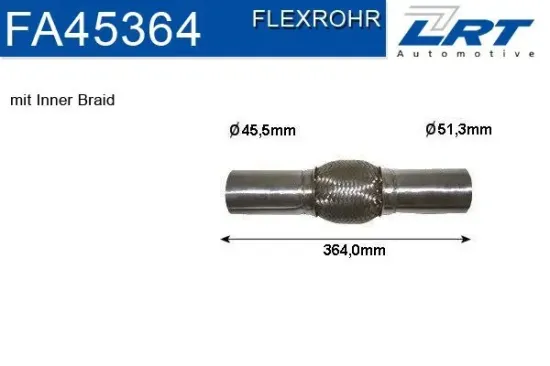 Flexrohr, Abgasanlage LRT FA45364 Bild Flexrohr, Abgasanlage LRT FA45364