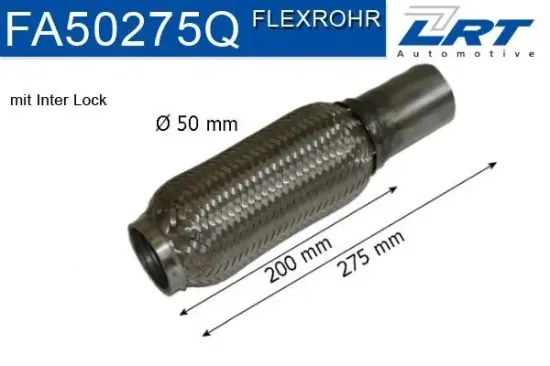 Flexrohr, Abgasanlage LRT FA50275Q Bild Flexrohr, Abgasanlage LRT FA50275Q