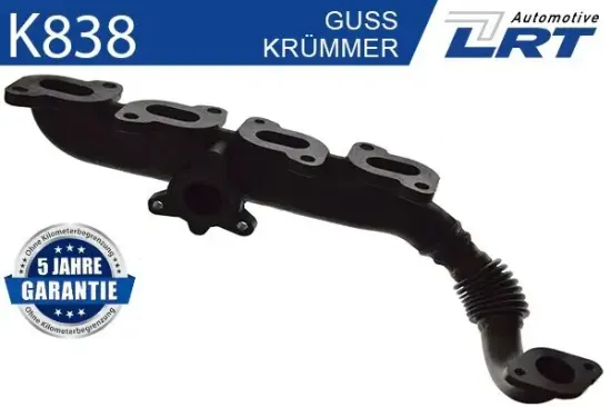 Krümmer, Abgasanlage LRT K838 Bild Krümmer, Abgasanlage LRT K838