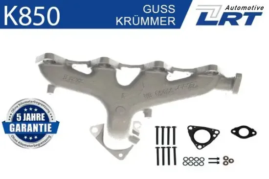 Krümmer, Abgasanlage LRT K850 Bild Krümmer, Abgasanlage LRT K850