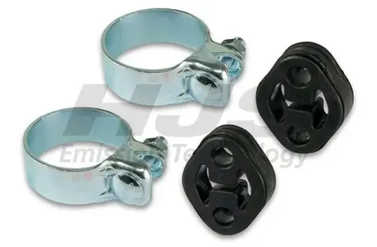 Montagesatz, Schalldämpfer HJS 82 13 9027 Bild Montagesatz, Schalldämpfer HJS 82 13 9027