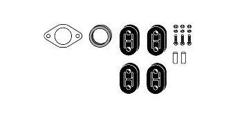 Montagesatz, Abgasanlage HJS 82 42 4162 Bild Montagesatz, Abgasanlage HJS 82 42 4162