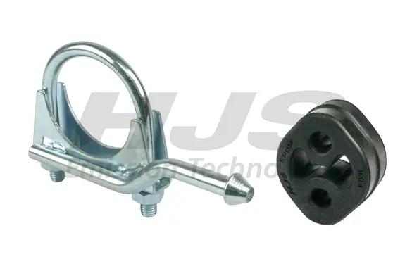 Halter, Schalldämpfer vorne HJS 82 15 4396