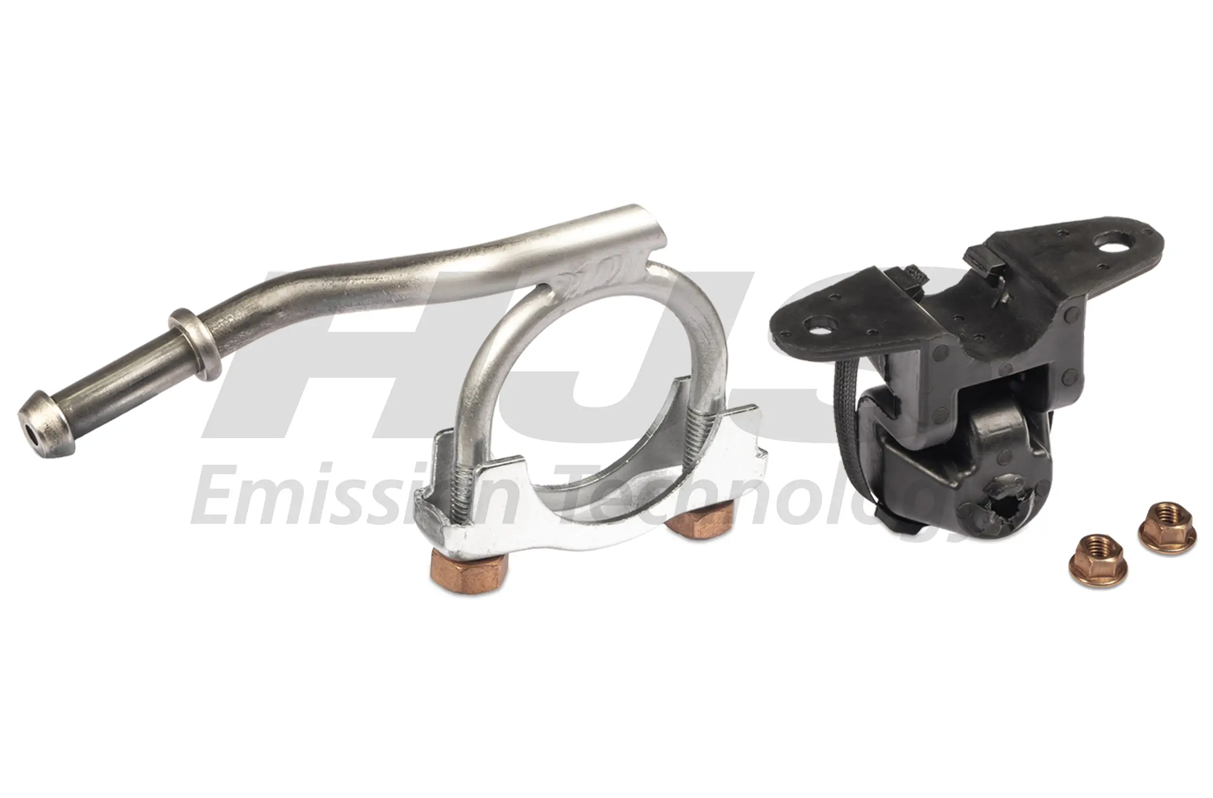 Halter, Schalldämpfer vorne HJS 82 21 4324
