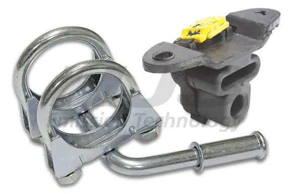 Halter, Schalldämpfer hinten HJS 82 22 4329