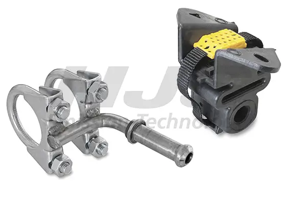 Halter, Schalldämpfer vorne HJS 82 22 4342