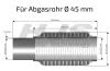 Flexrohr, Abgasanlage HJS 83 00 8492 Bild Flexrohr, Abgasanlage HJS 83 00 8492