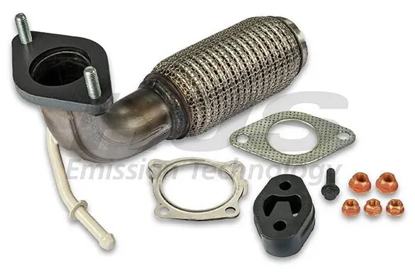 Abgasrohr hinten HJS 91 15 1687