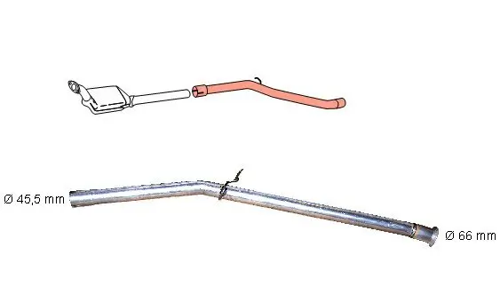 Reparaturrohr, Katalysator HJS 91 22 8050