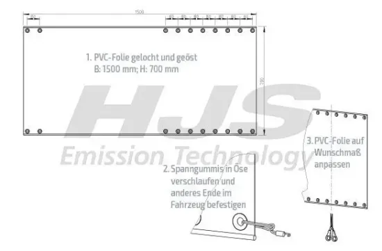 Hygieneschutzfolie HJS 93 4712 Bild Hygieneschutzfolie HJS 93 4712